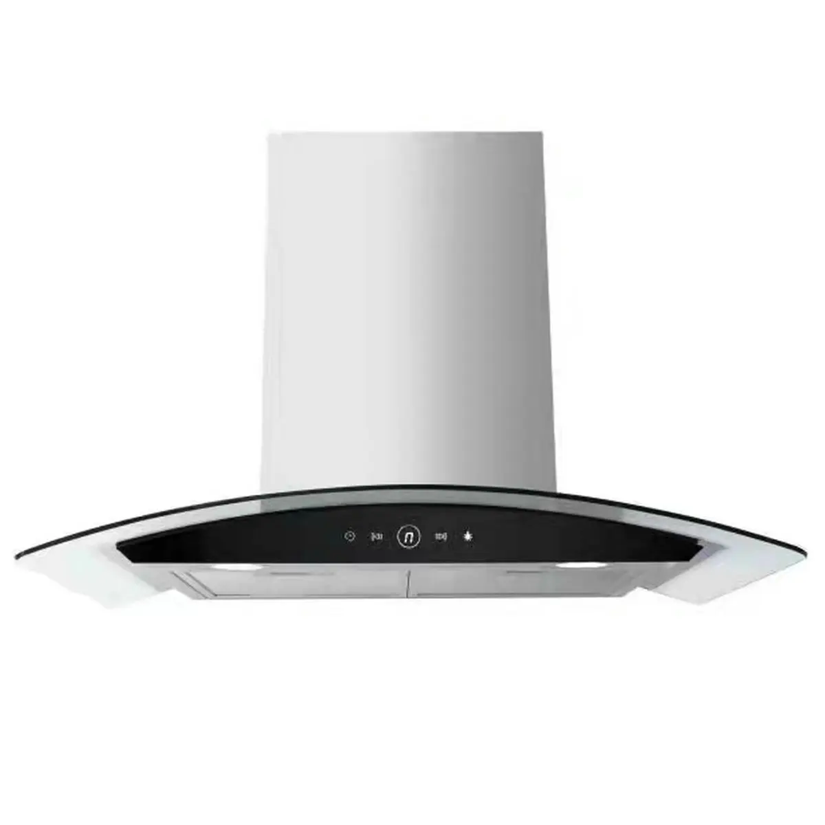 Electric Hotel Use European Home Oil Smoking Machine 70cm Wall-Mounted Stainless Steel Large Suction Touch Top Vent Baffle