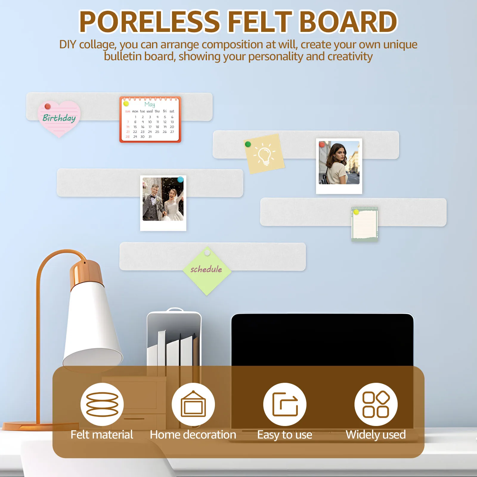 24 قطعة ورأى ذاتية اللصق لوحة إبرية متعددة الأغراض نشرة لوح قطاع لتقوم بها بنفسك عرض الصور ورأى مجلس لمكتب المدرسة ديكور المنزل