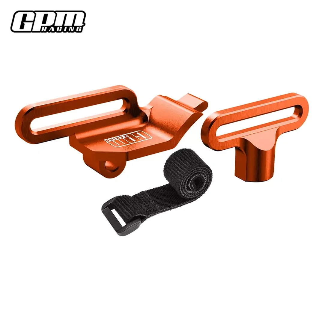 GPM 7075 อลูมิเนียม Retainer,แบตเตอรี่ Mount สําหรับ TRAXXAS Mini Maxx รถบรรทุกมอนสเตอร์รีโมทคอนโทรลอะไหล่รถยนต์