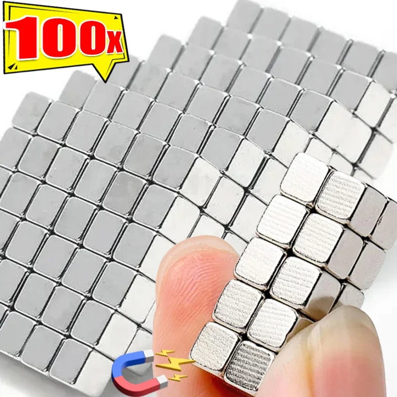 5x5x5mm Mini Square Cube Magnets Strong Rare Earth Neodymium Magnet DIY Crafts Fridge Whiteboard Office Science Magnetic Boards