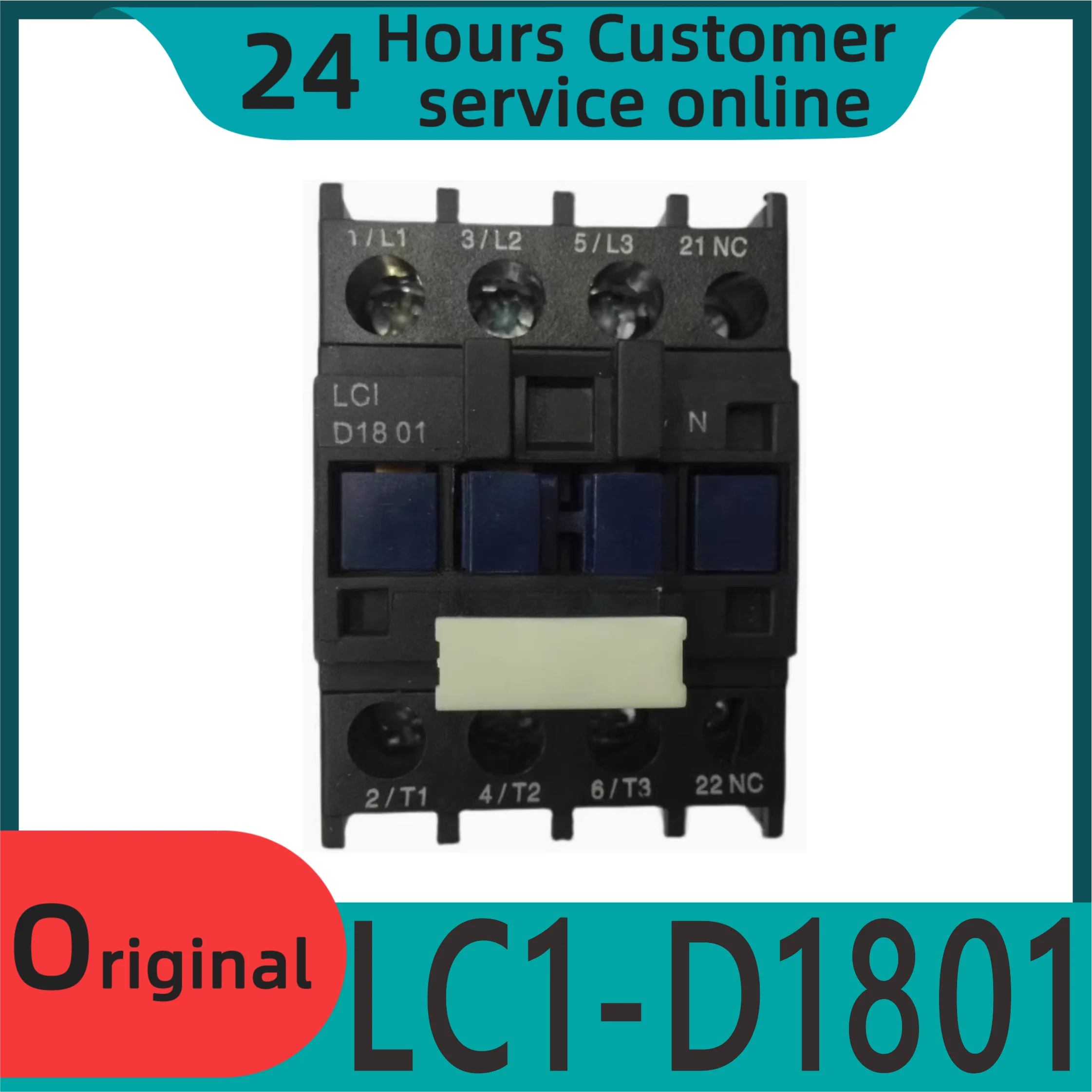 

New original AC contactor LC1-D1801 220V normally closed three open and one closed