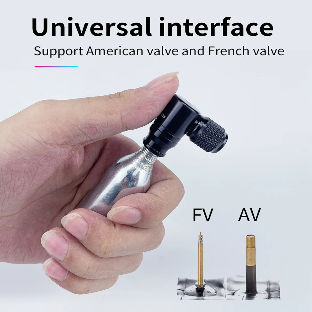 

Bike Inflator Nozzle Connecting Nozzles Professional Cycling Accessories Aluminum Alloy Small Size Air Adapter