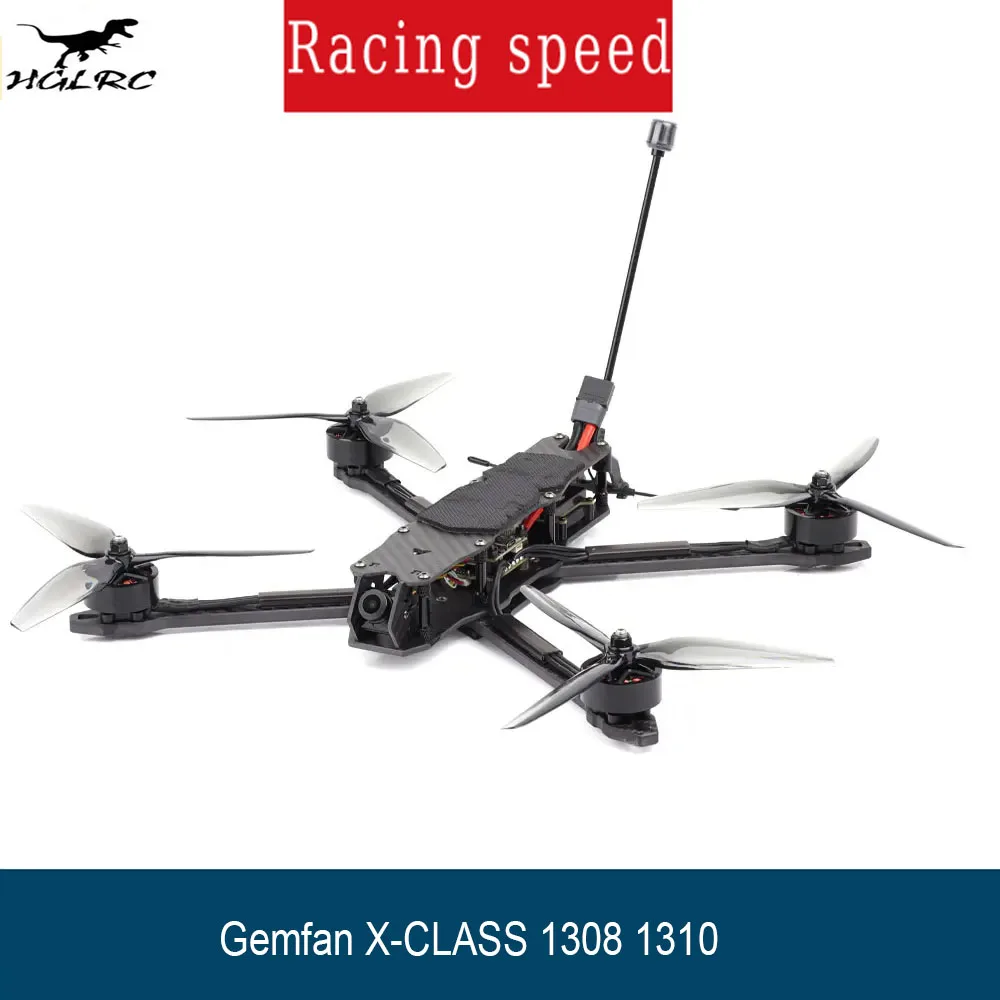 

HGLRC MY7 2810 1350KV Двигатель 2,5 Вт VTX Аналоговый дрон FPV Квадрокоптер дальнего действия