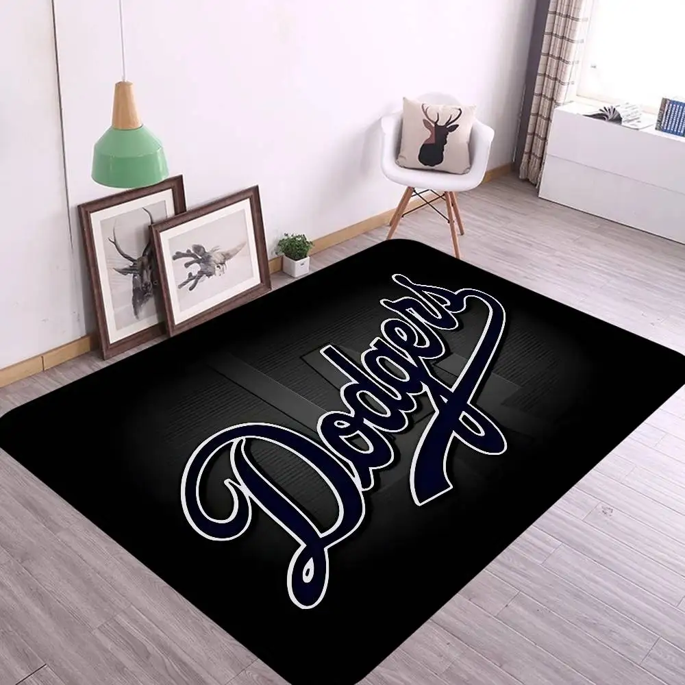 Tapete Antiderrapante para Lavanderia Los Angeles Dodgers, Decoração para Lavanderia, Varanda, Quarto Infantil, Sala de Estar e Tapetes de Área para Lado da Cama