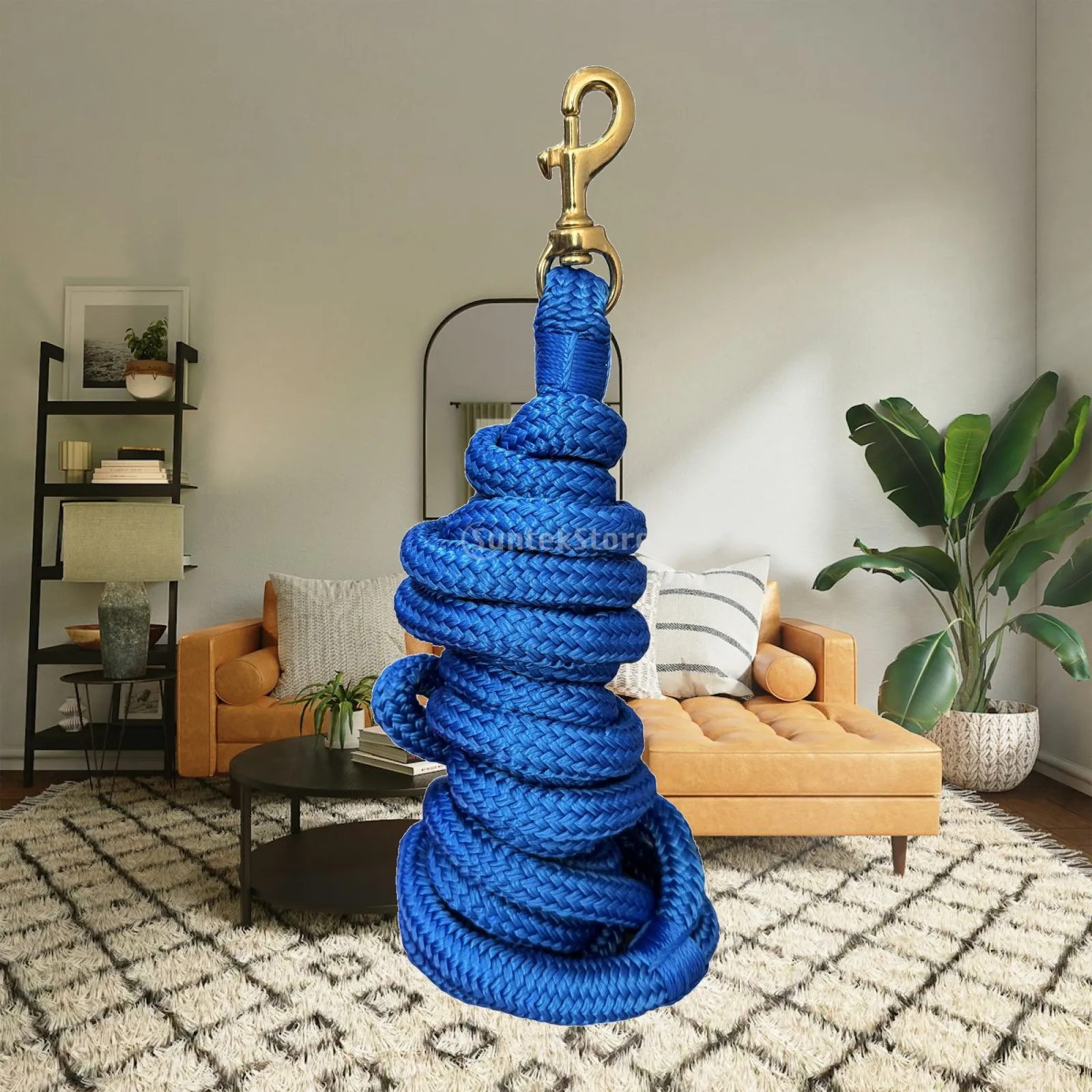 12mm Nylon Horse Rope Lead Rope Halter Rein Heavy Duty Lunge Line for Horse Control and Equine Supplies