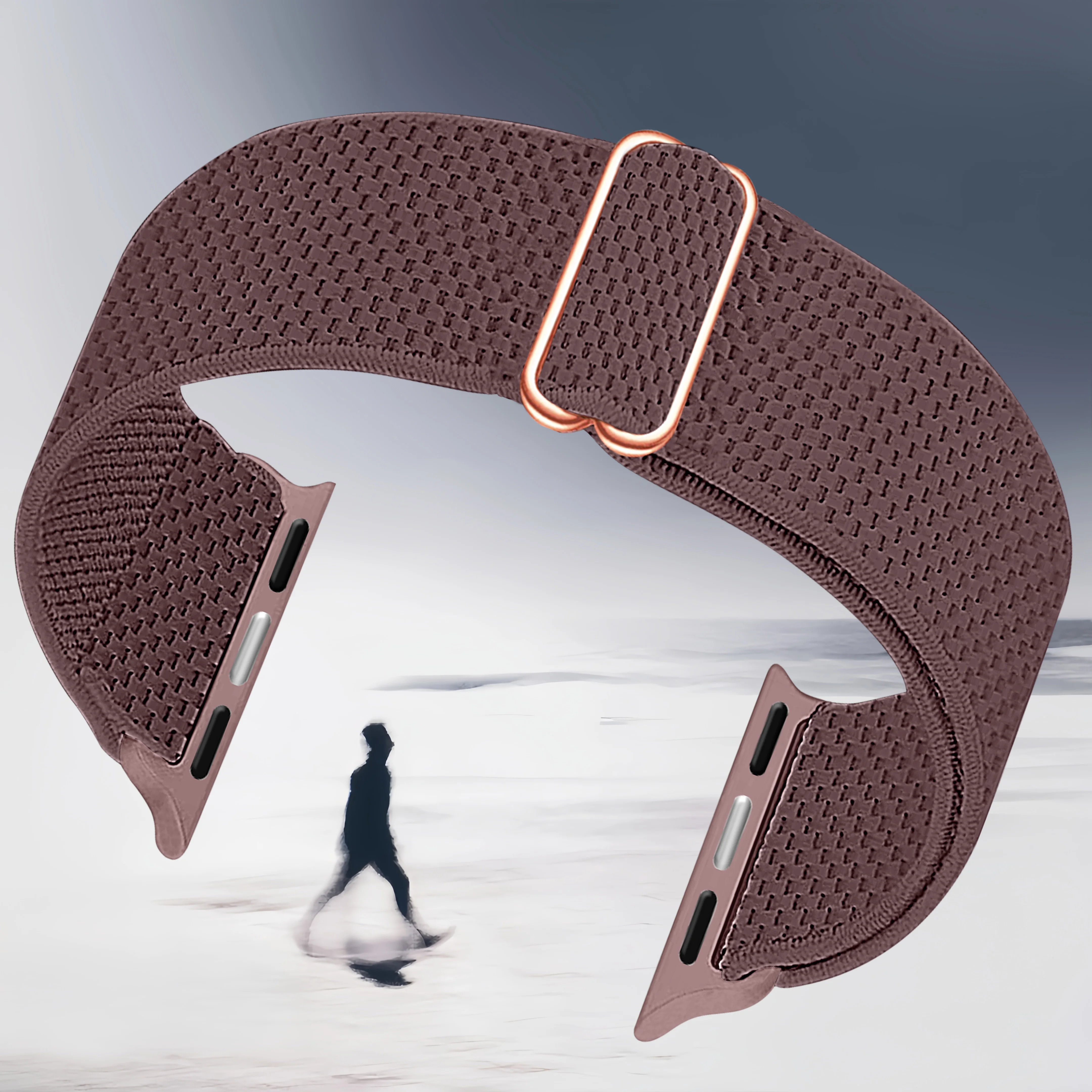 

1Pack Stretchy Solo Loop Compatible with Apple Watch Band 38mm 40mm 41mm 42mm 44mm 45mm 46mm 49mm Women Men