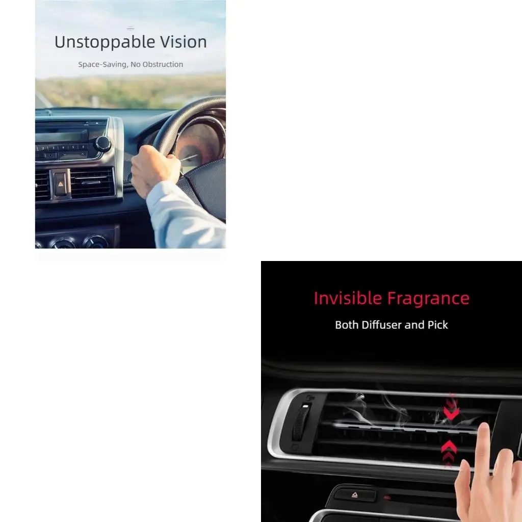  Adjustment Plastic Clip Holder for Car Air Freshener Secures to Air Vent Enabling Long Lasting Fragrances Spread