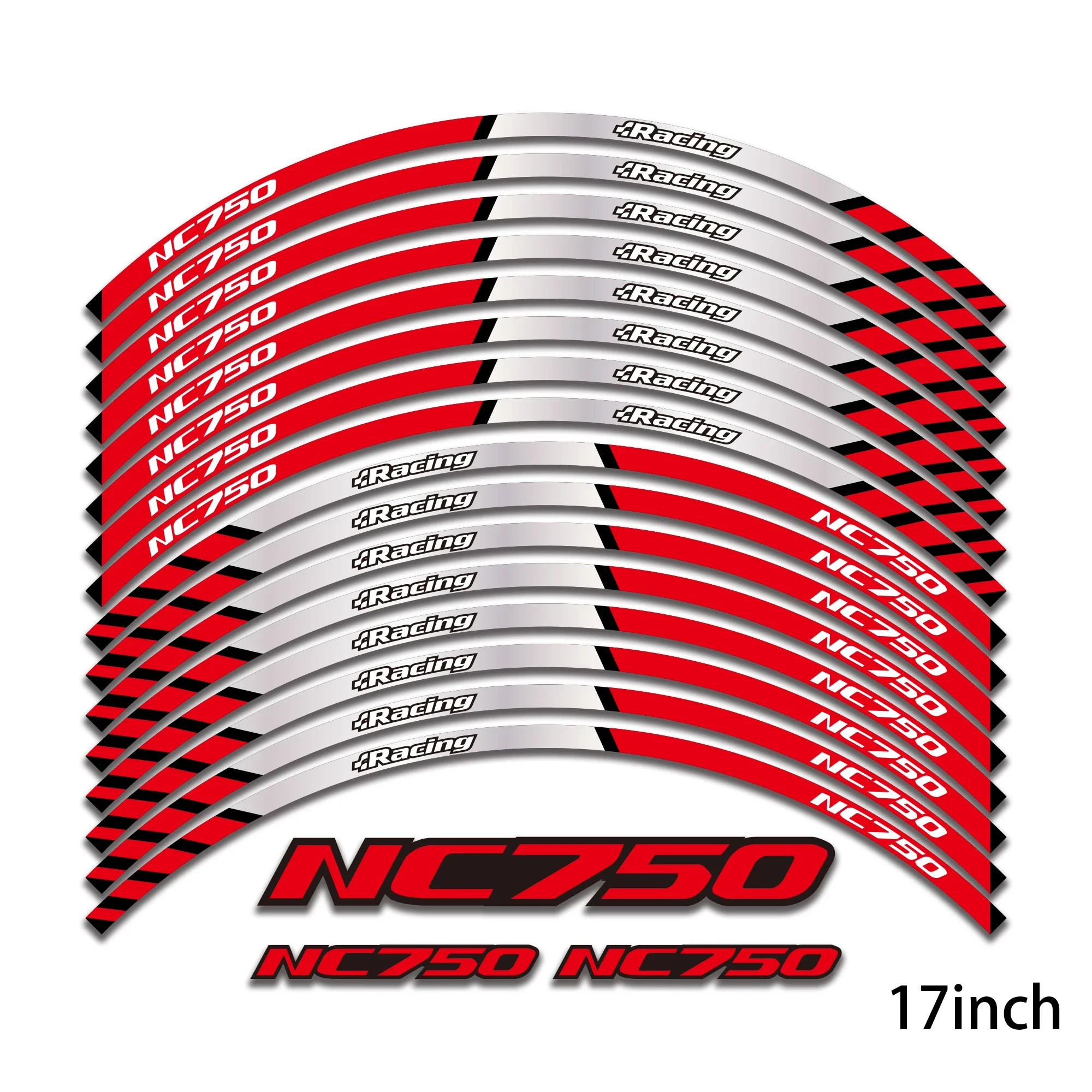 FOR HONDA NC750X NC 750 NC750 Motorcycle Parts Contour Wheel Decoration Decal Sticker -3