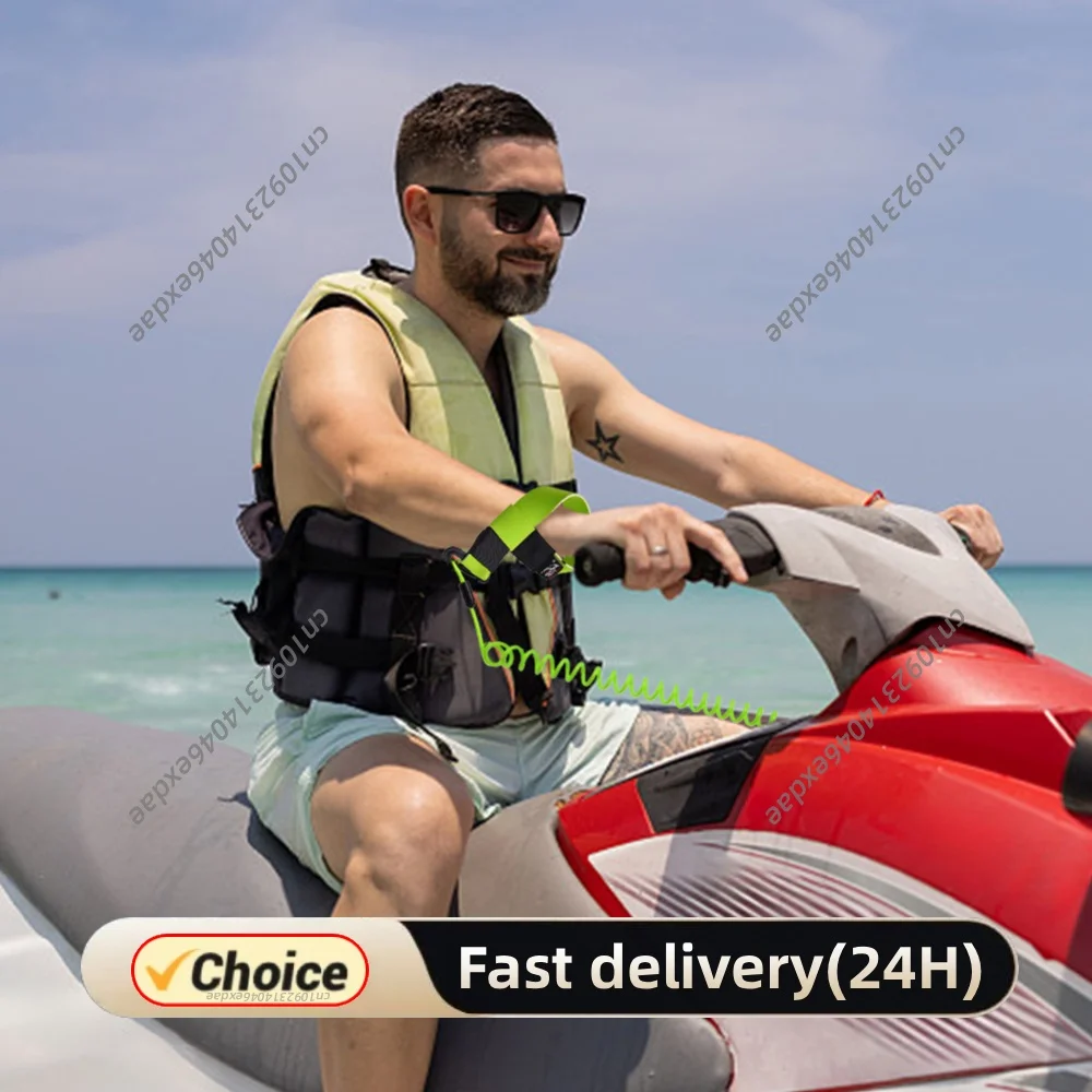 Boat Motor Safety Tether Lanyard with Buckle Emergency Flameout Rope Key Reminder Rope Safety Tether for YAMAHA Jet Ski