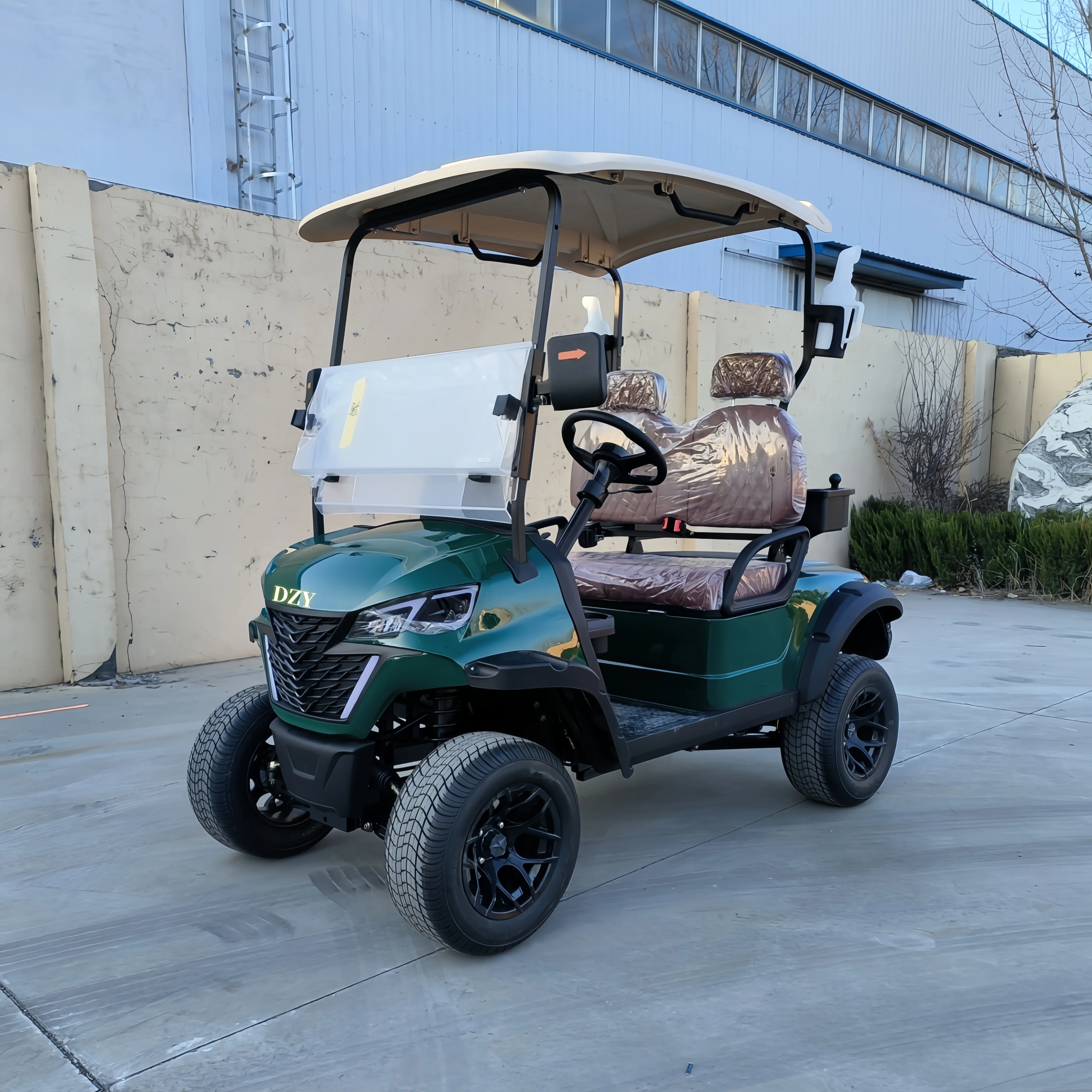 Electric Golf Cart Mini Electric Four-Wheeler City Bus Electric Hunting Car Sightseeing Car 2-8 Seats 2025 New Model