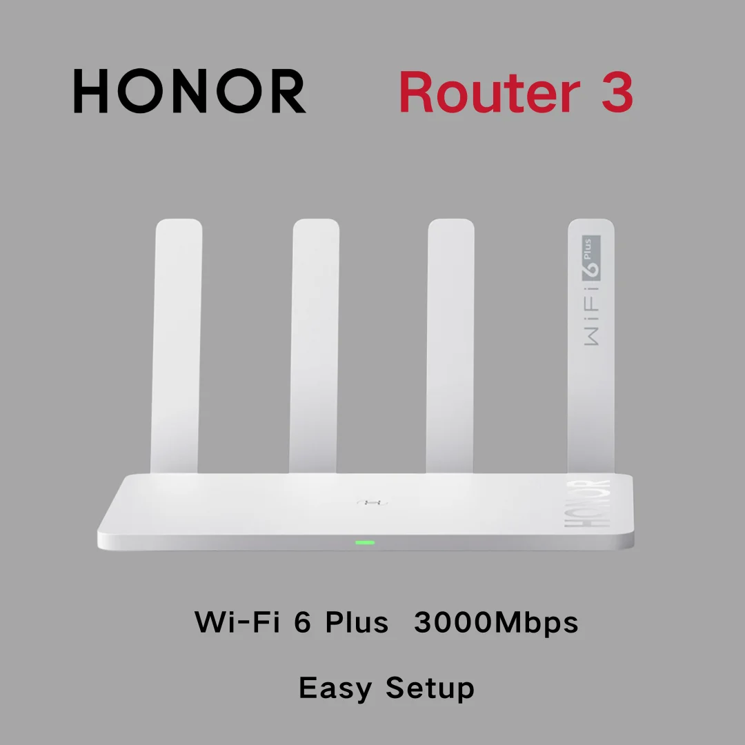 

HONOR Router 3 3000Mbps Wi-Fi 6 Plus with OFDMA Technology & MESH Networking