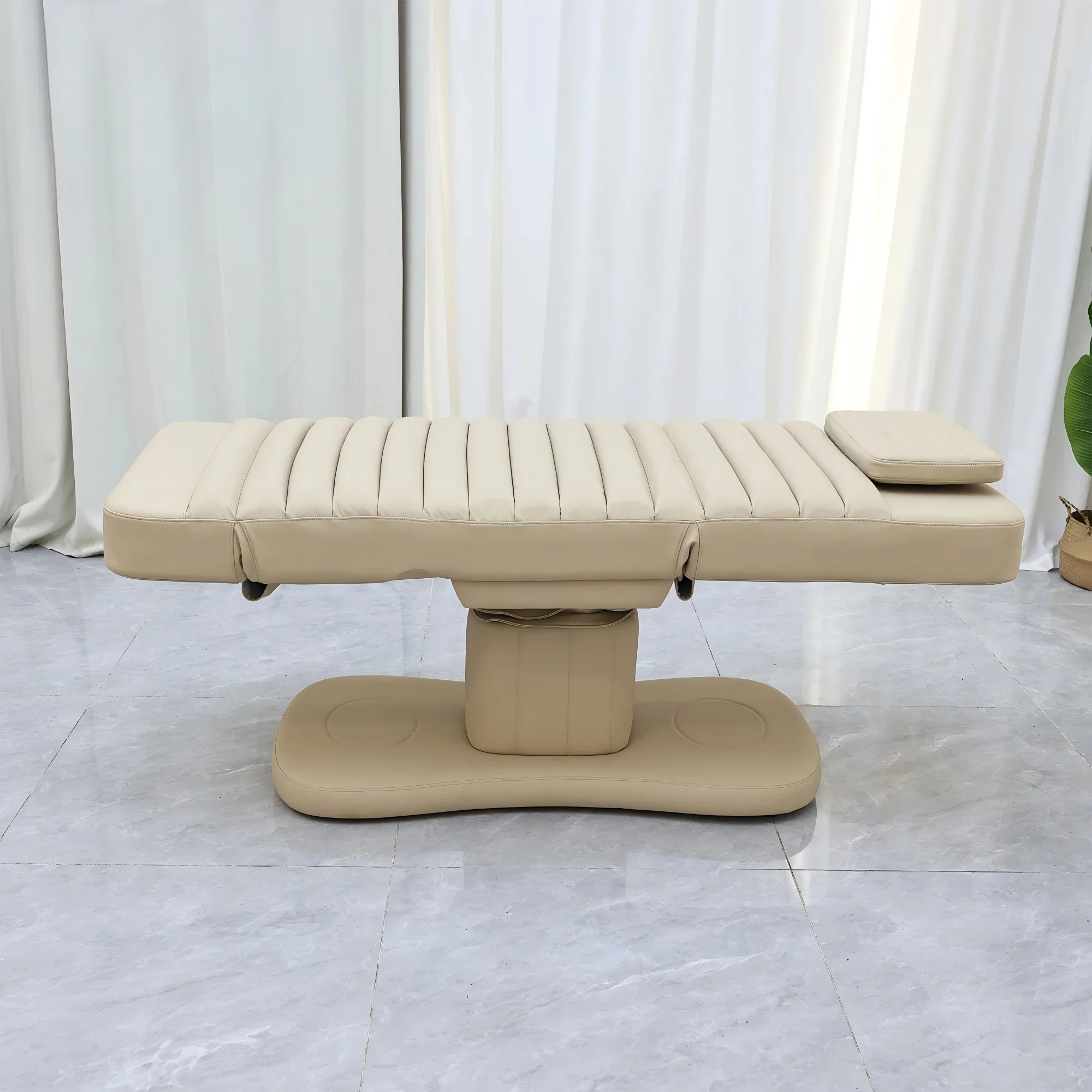 Electric Massage Bed With 3 Motors And Led Lighting For Salon Facial Body And Eyelash Treatments