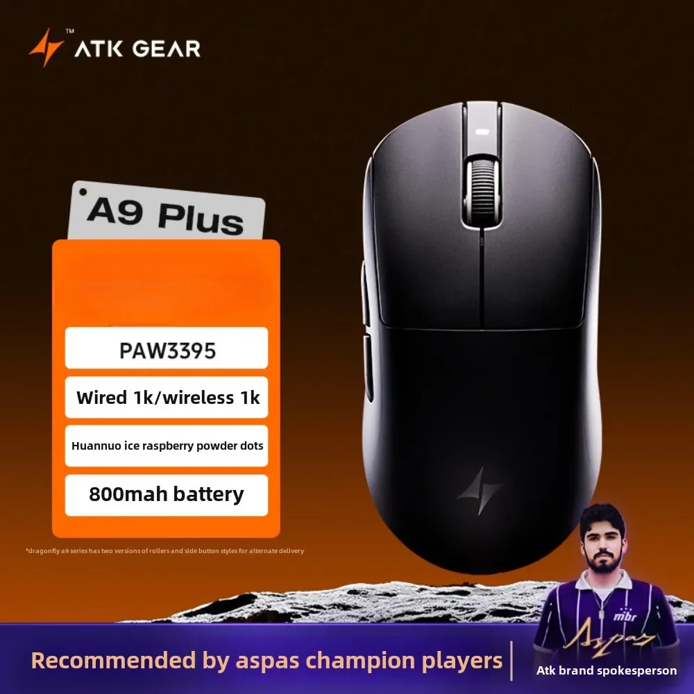 ATK Dragonfly A9 Wireless Bluetooth Mouse Gaming Ergonomic Design