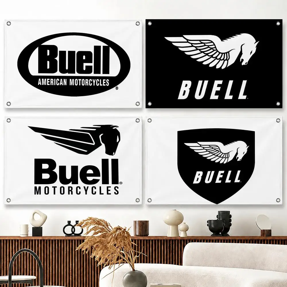 Brand Buell Flags flag Suitable For Party Club Outdoor Interior Wall Decoration Banner Fans Gift