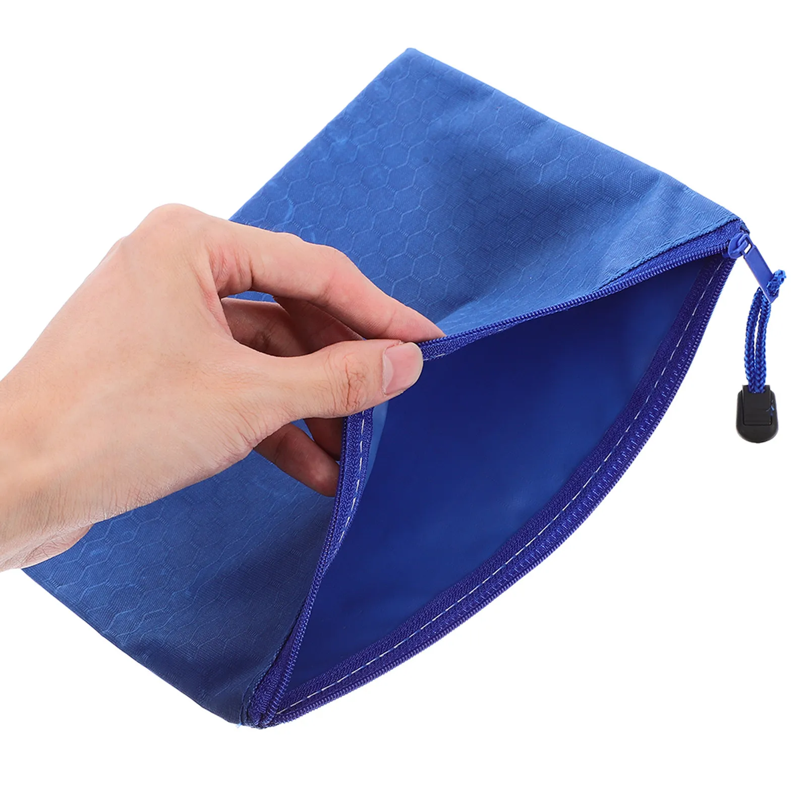 

12Pcs Canvas Document Bag Waterproof Zipper File Pouch Large Capacity Organizer for Office Files School Supplies Portable Secure