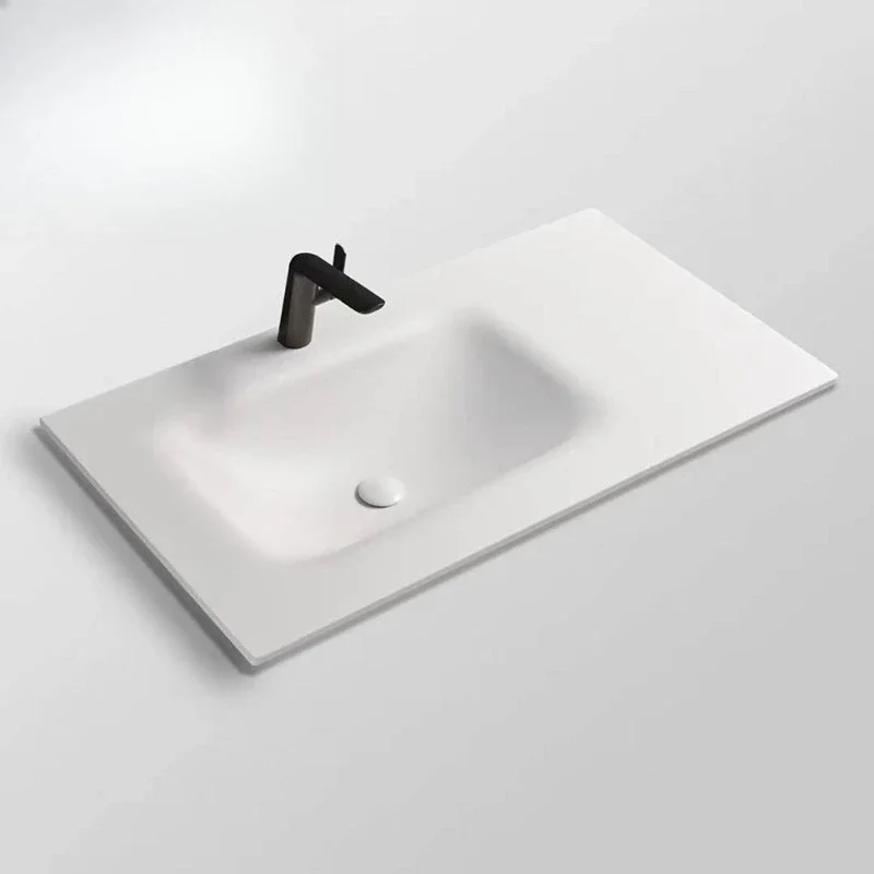

Simple wind rock slab hot bending integrated basin, seamless wash basin, home improvement, bathroom cabinet, washbasin, washing
