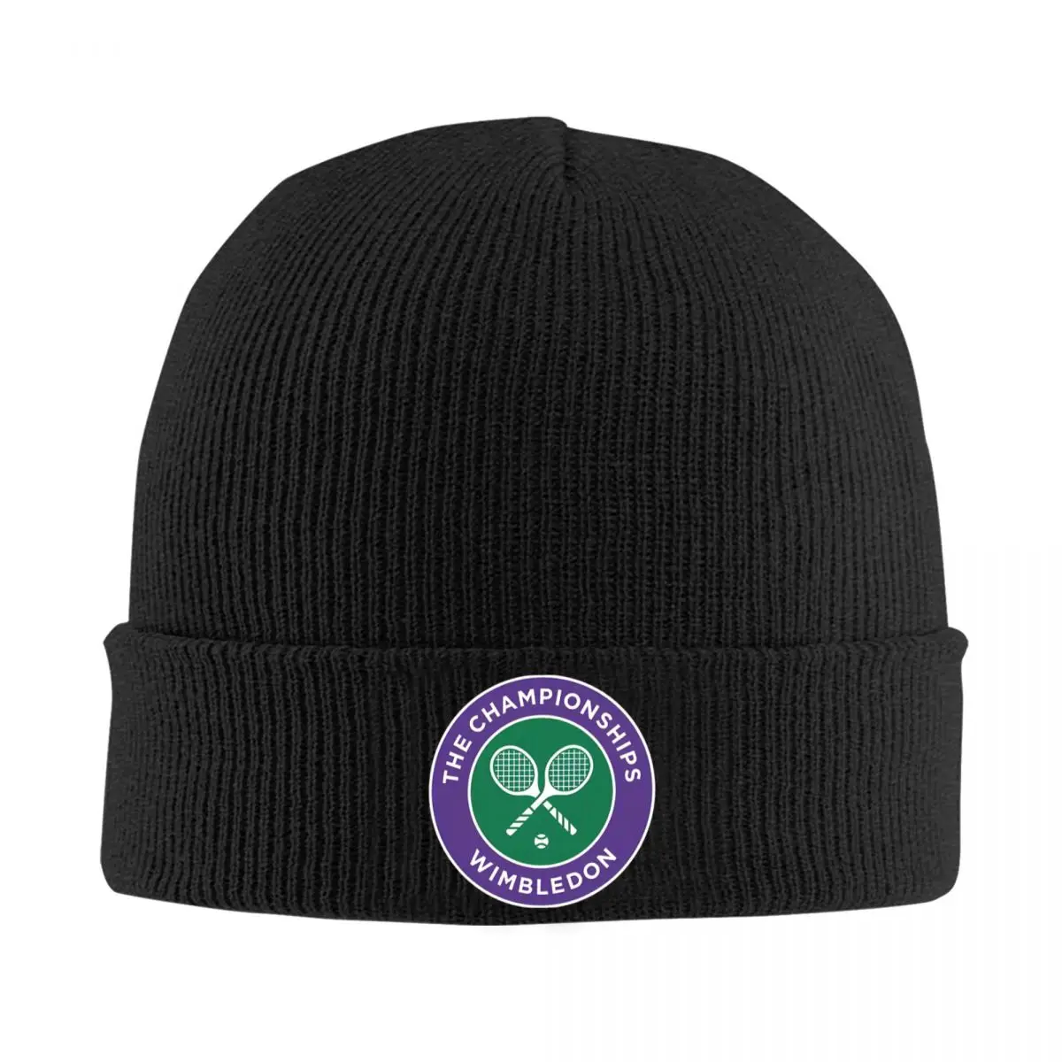 Wimbledon Tennis Game Knit Hat Beanies Winter Hat Warm Unisex Casual Badge Mindfulness Caps for Men Women Birthday Gift