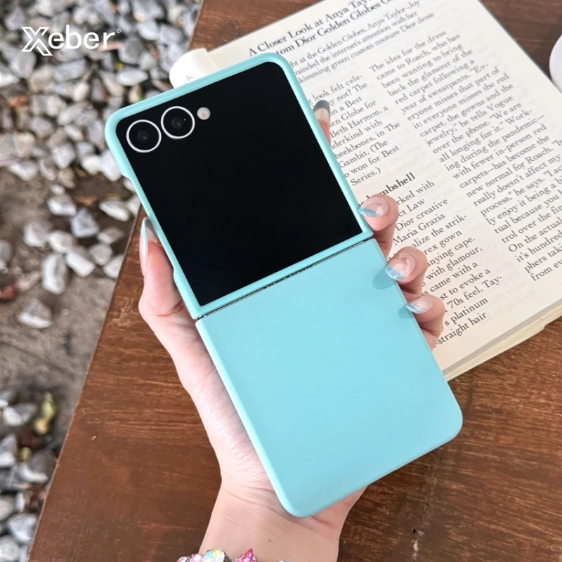 Original Liquid Silicone Soft Case For Samsung Galaxy Z Flip 7 6 5 Candy Matte Shockproof Candy Colors Ultra Thin Cover Flip7