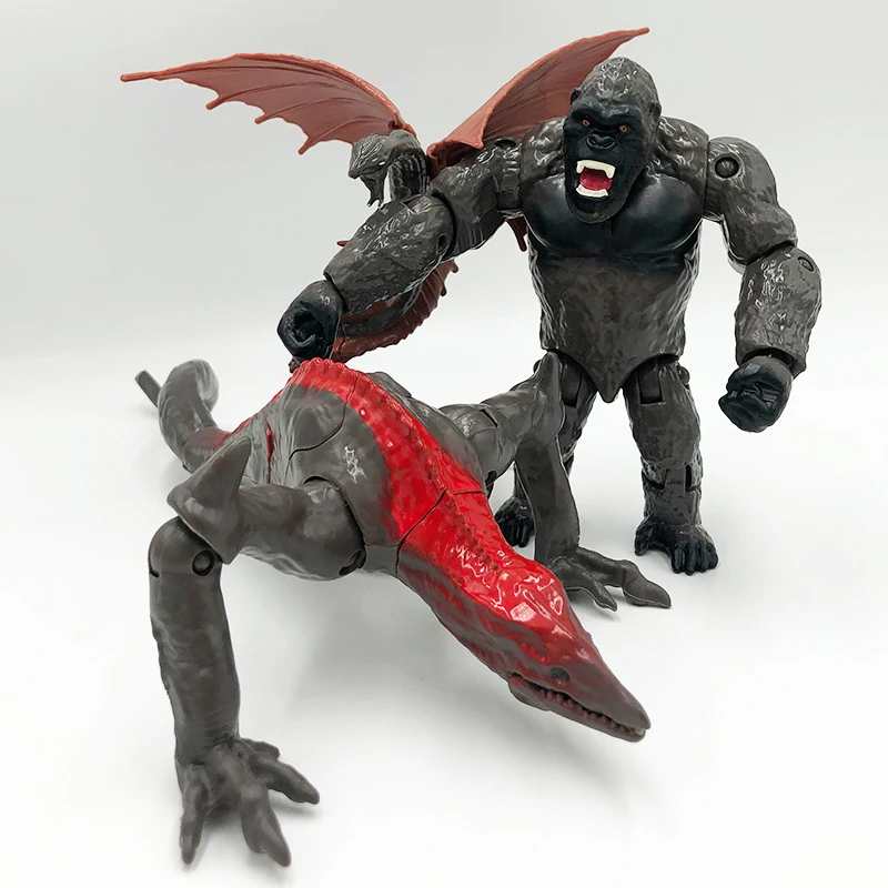 Movie Skull Island Warbat Skullcrawler Movable Model Toy Monster King Kong Vs Godzilla Toys PVC Children’s Gifts KingKong 16CM