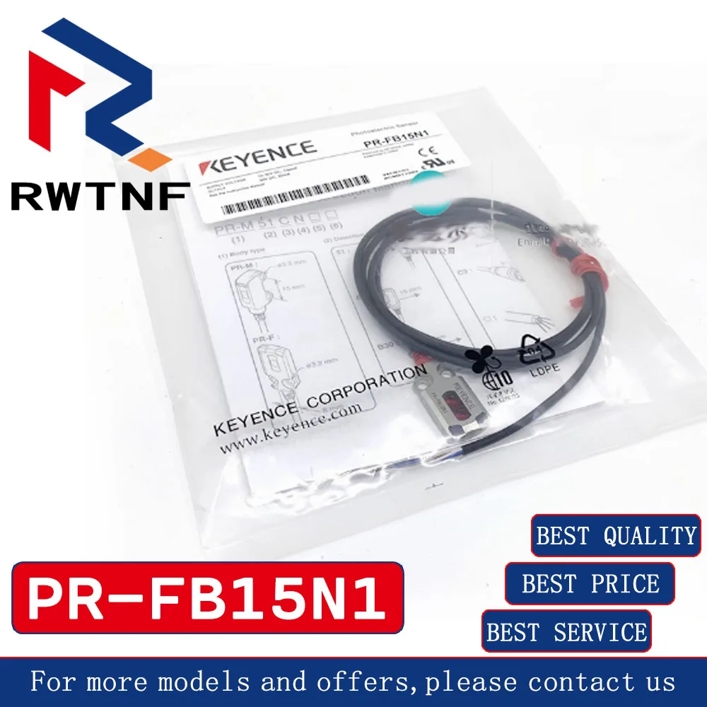 Brand New Genuine KEYENCE PR-FB15N1 Background suppression reflection type photoelectric sensor