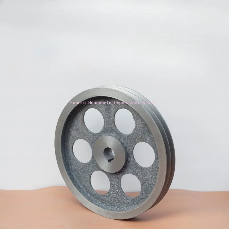 B2-250 Triangular belt wheel Type B double groove outside diameter 250mm cast iron motor belt disk motor accessories