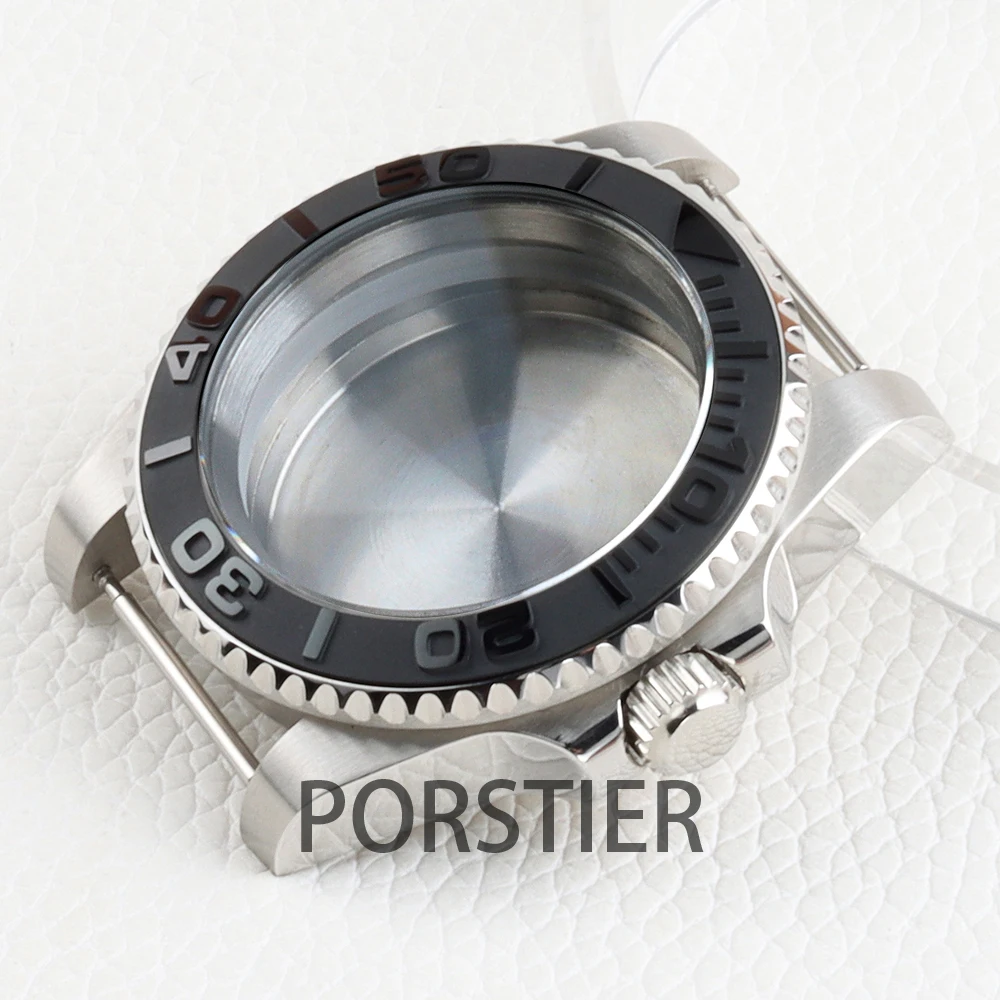 

40mm Watch Case Diver NH35 Stainless Steel Sapphire for Seiko nh34/nh35/nh36/nh38 Movement fit Yacht Gmt Cases Watch Accessories