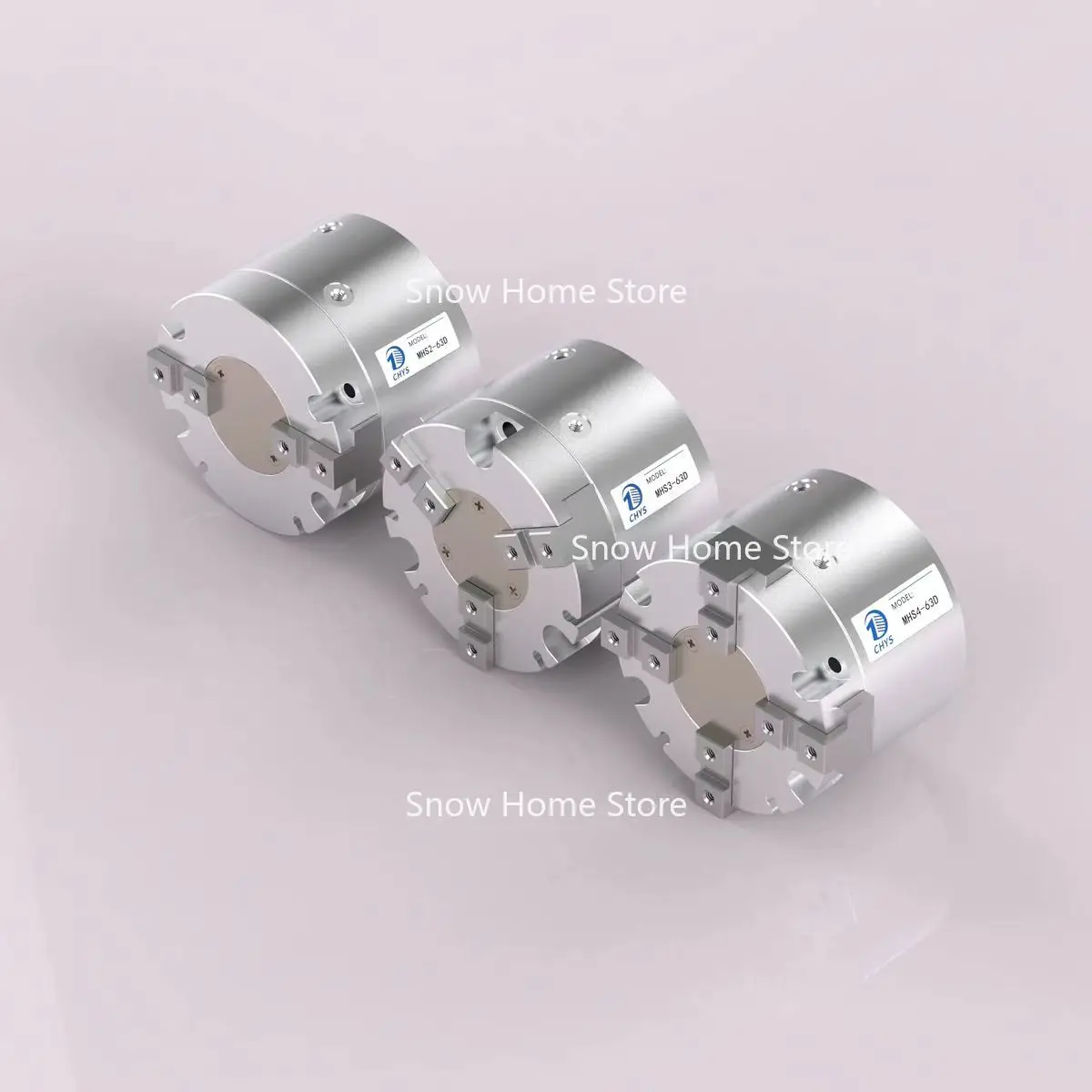 MHS2/MHS3/MHS4 Series Finger Pneumatic Gripper Replacement Double Action Rotating Air Cylinder 16D/20D/25D/32D/40D/50D/D63