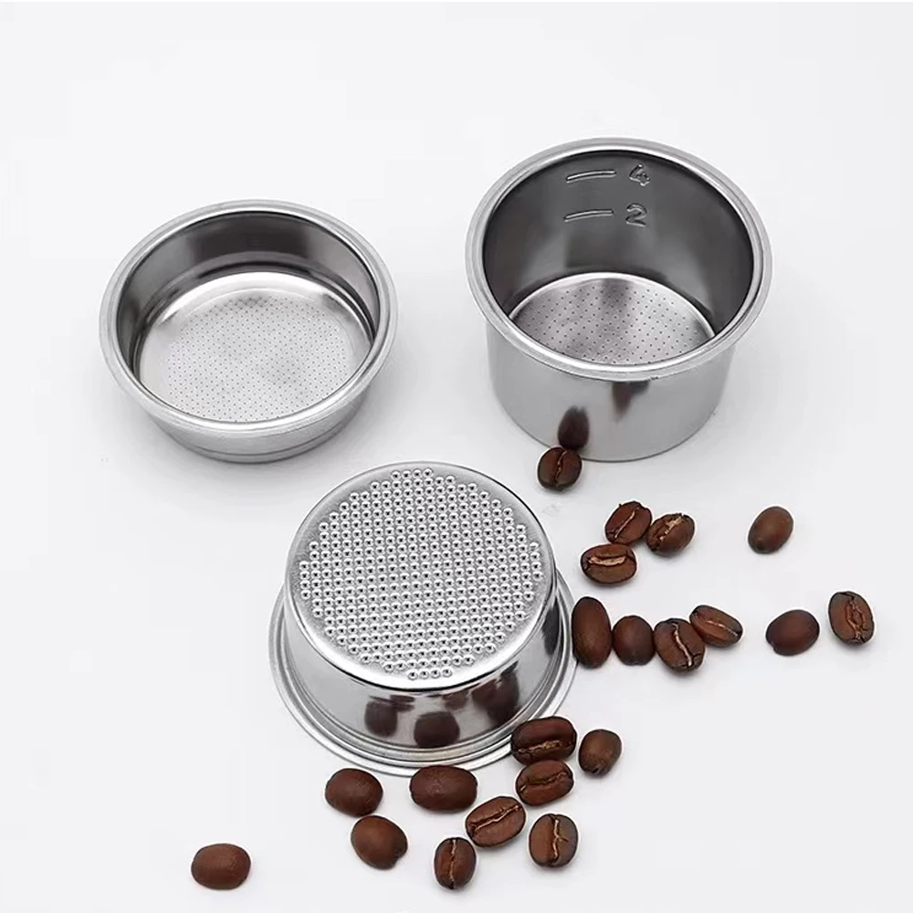 51mm Coffee Bottomless Portafilter For Delonghi EC680 EC685 Replacement Filter Basket Espresso Machine Handle Cafe Accessories