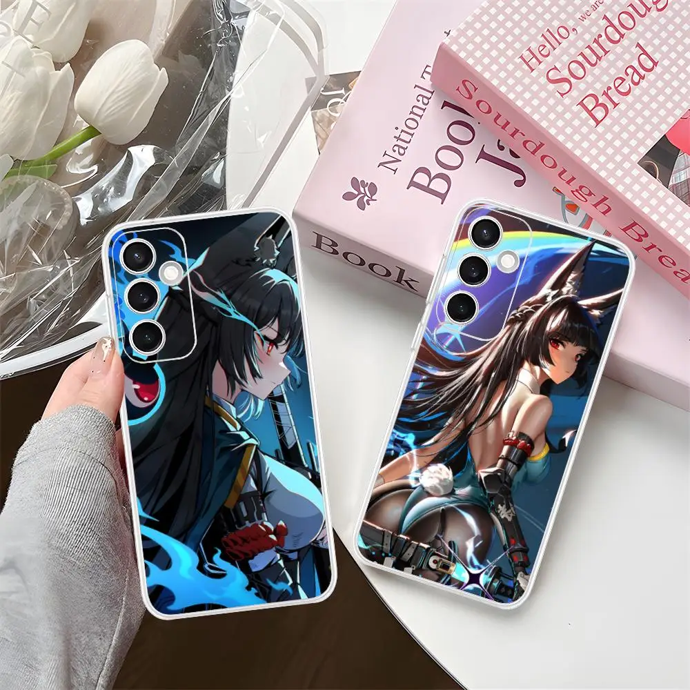 ZZZ Hoshimi Miyabi Phone Case for Samsung Galaxy S25 S24 S23 S22 S21Plus FE Ultra Soft TPU Clear Shockproof Cover