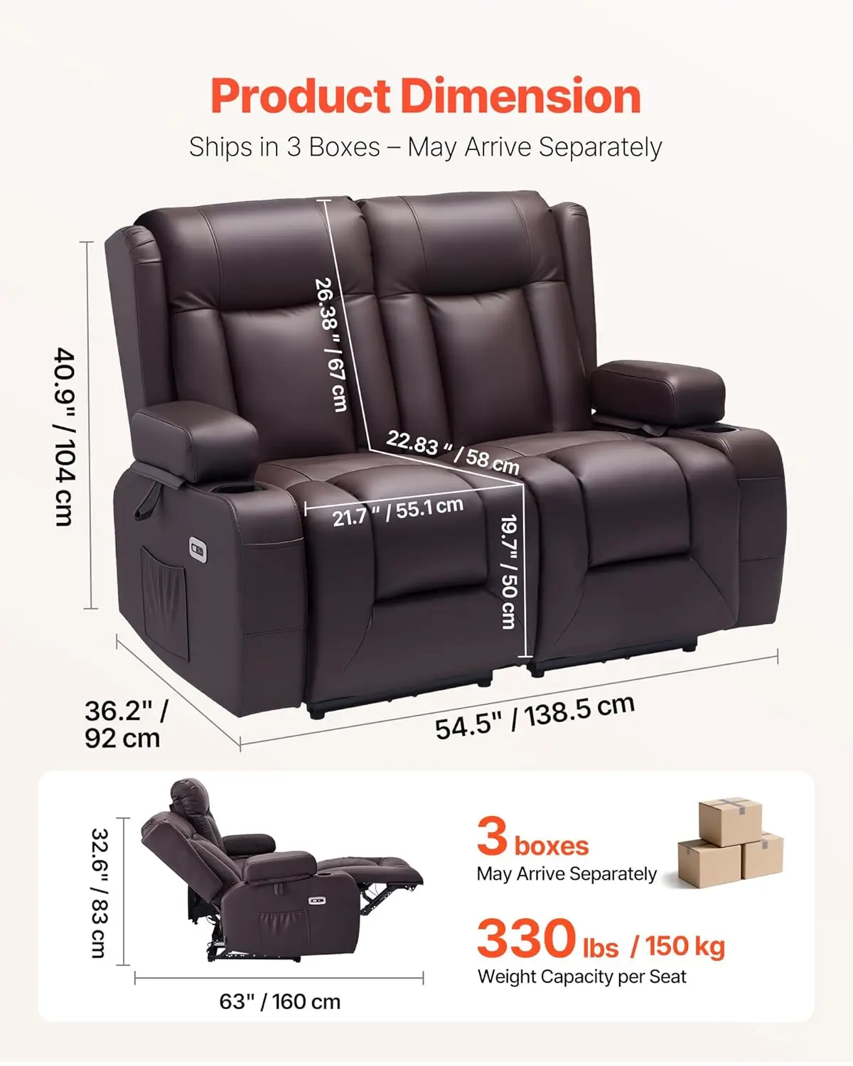 Thumbnail 3 - #6 Latest Reclining Sofa Couches Offers
