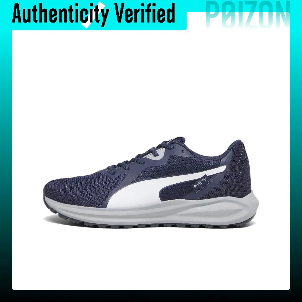 PUMA Twitch Runner Cushioning, Wear Resistant Low top Running Shoes Unisex Dark Blue 377506-05