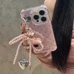 Lover Laser Pink Case For VIVO Y28S Y03 Y19S Y18S Y27 Y58 Y28 Y18 Y17S Y36 Y27S Y02S Y33S Y15S Y01  Y53S Bow Cover
