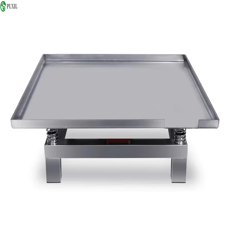 Mesa de Vibração de Concreto de Mini Plataforma de Vibração Banco de Teste 220v 50x50cm Aço Inoxidável