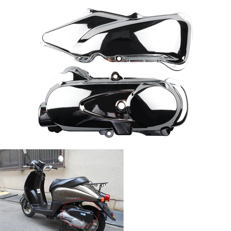 For Dio 50 DIO50 TODAY AF61 AF62 AF67 AF68 Motorcycle Scooter Chrome Engine Cover Air filter Box Protector Cover