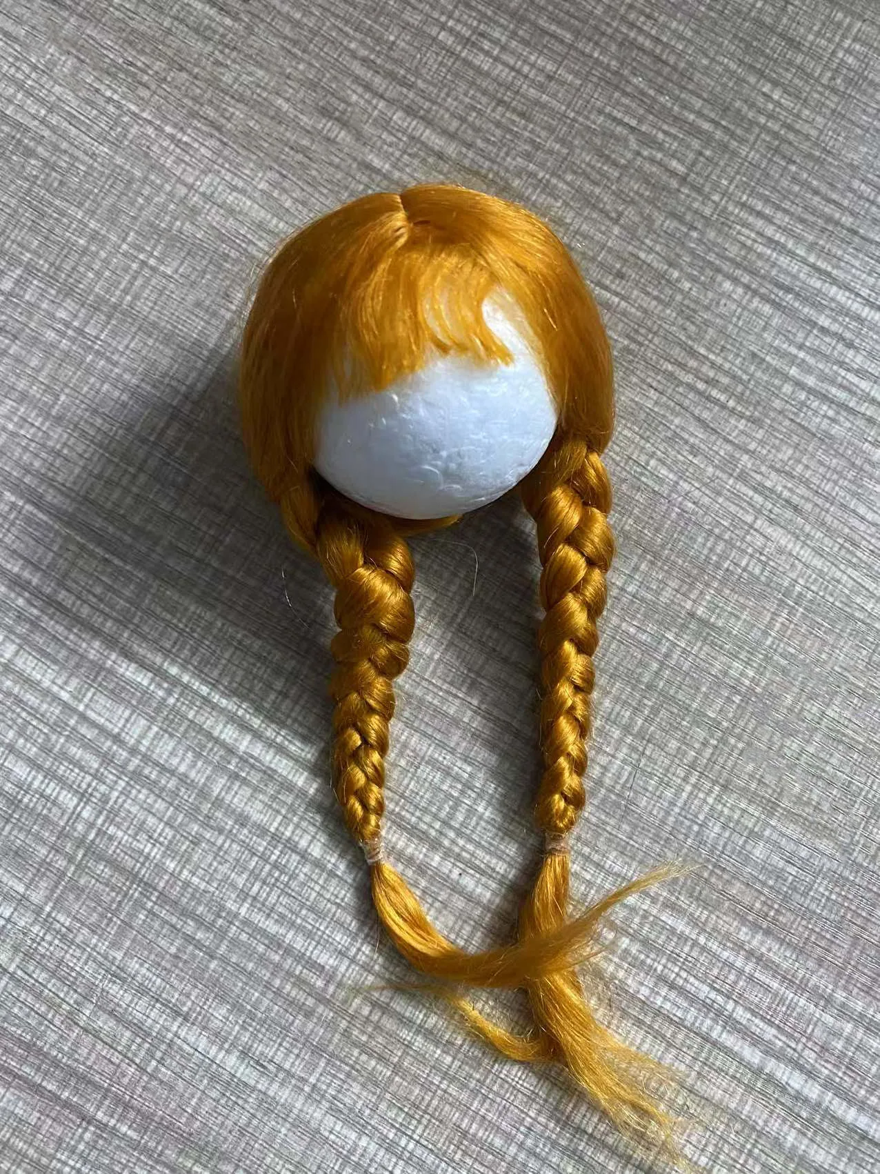 2026 Kari Doll wigs Natural mohair wigs for Landazz Landoudou Doll 16cm head circumference