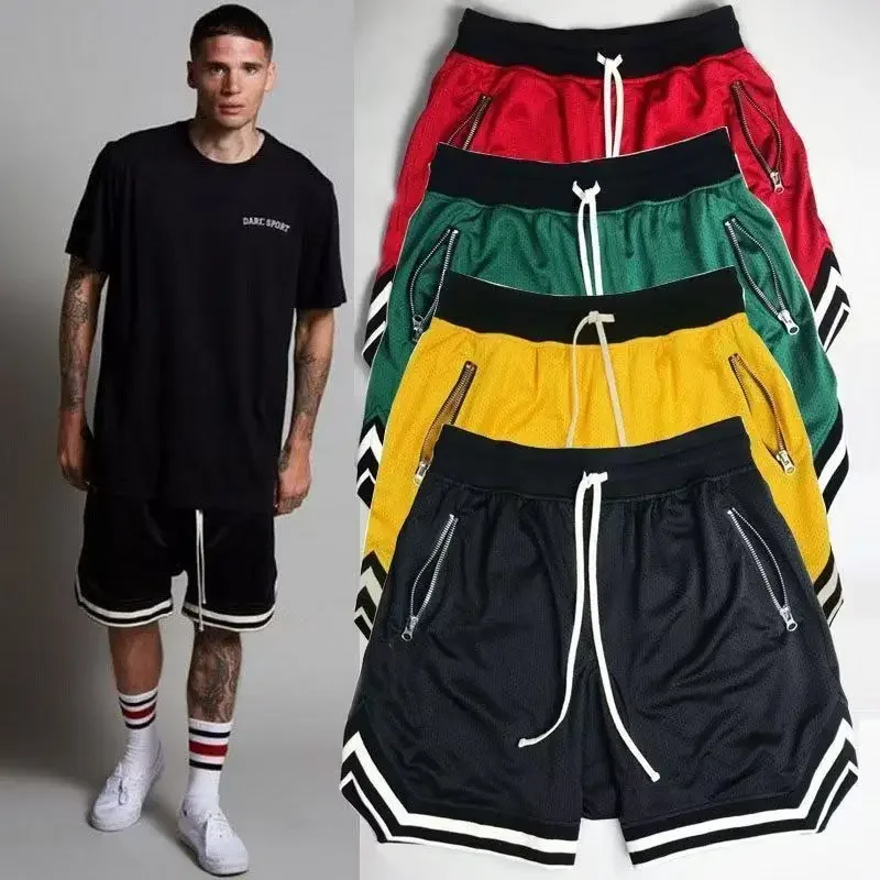 

Новинка 2023 года, летние тренировочные шорты для медленного бега для фитнеса, мужские модные спортивные шорты для бега, свободные и удобные прямые шорты