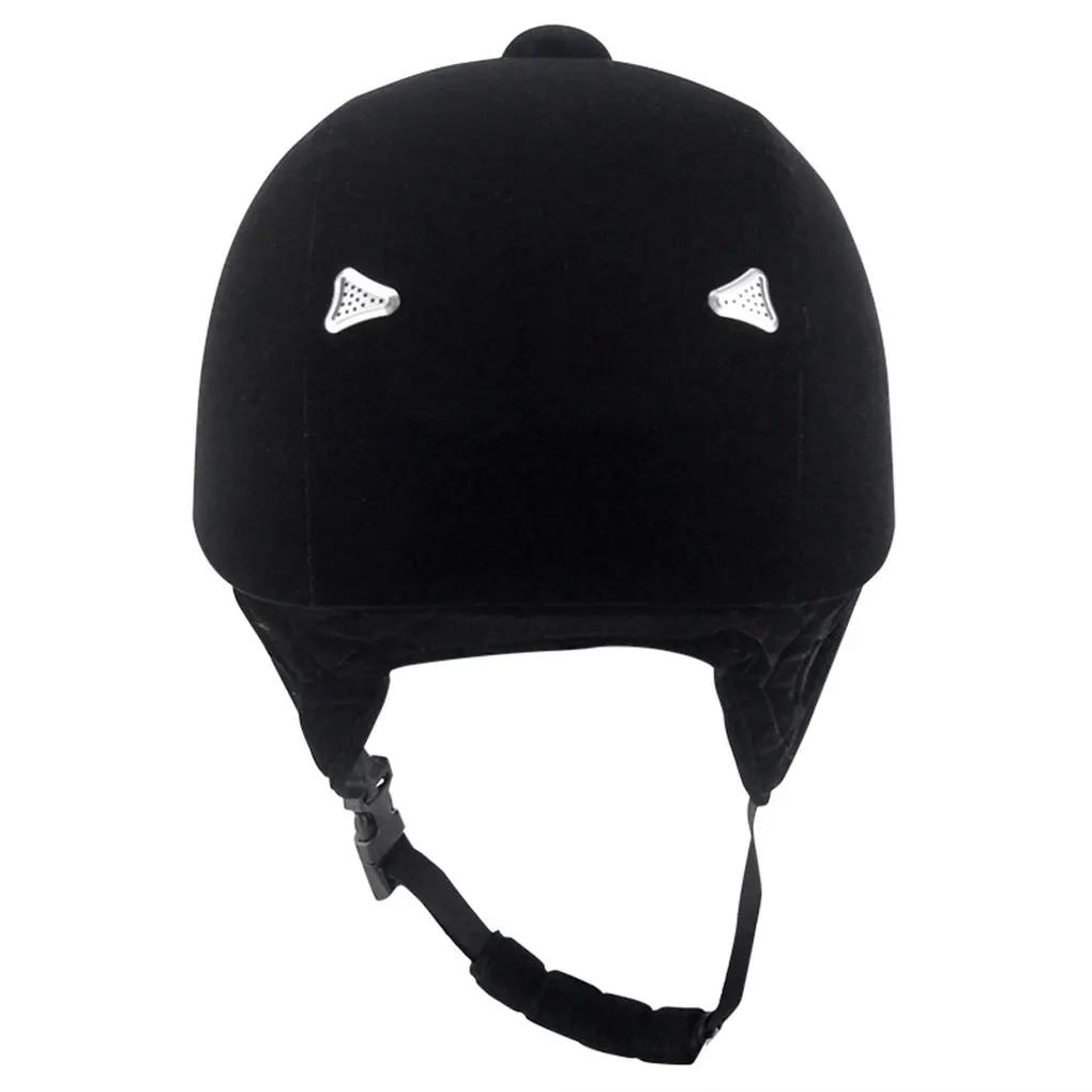 Casque d'équitation respirant léger, noir, 54cm, pour une expérience d'équitation confortable