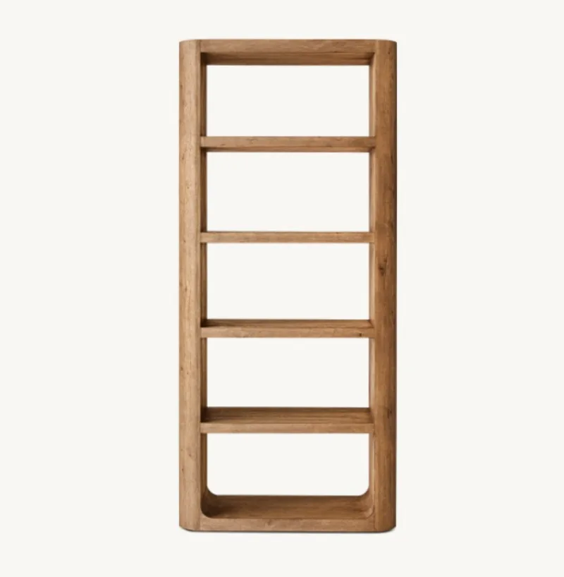 

Высококачественная книжная полка для гостиной, книжный шкаф из массива дуба