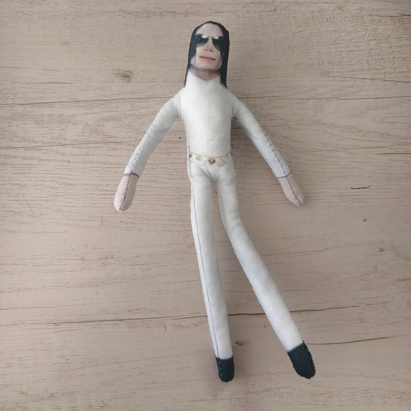 Michael Jackson Famous Singer Cosplay Prop Doll Plush Stuffed Dolls Ornaments Abstract Joint Mobility Mouse Figure for Car Decor view 6