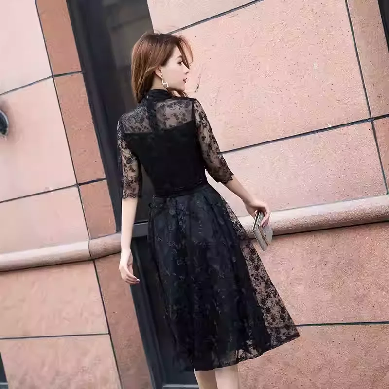 Multi-color small dress 2023 new style temperament evening dress slim dress can be worn at ordinary times