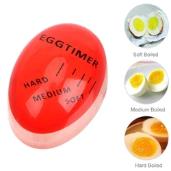 Temporizador de huevos para hervir, dispositivo de cocina que cambia de Color, termómetro, temporizador perfecto