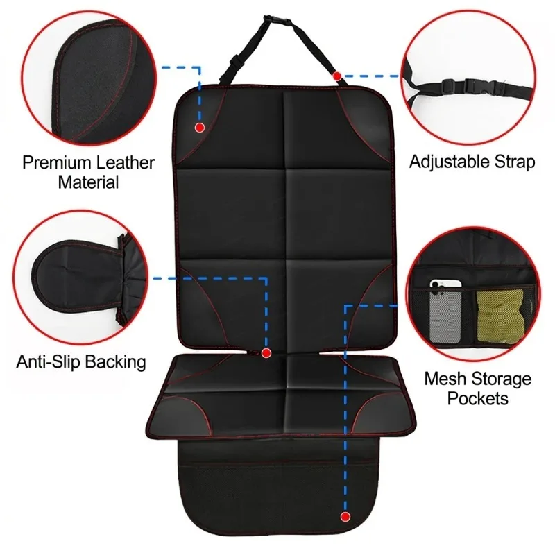 Car seat protection pad portable anti slip and wear-resistant seat cushion Oxford cloth car protection seat cushion