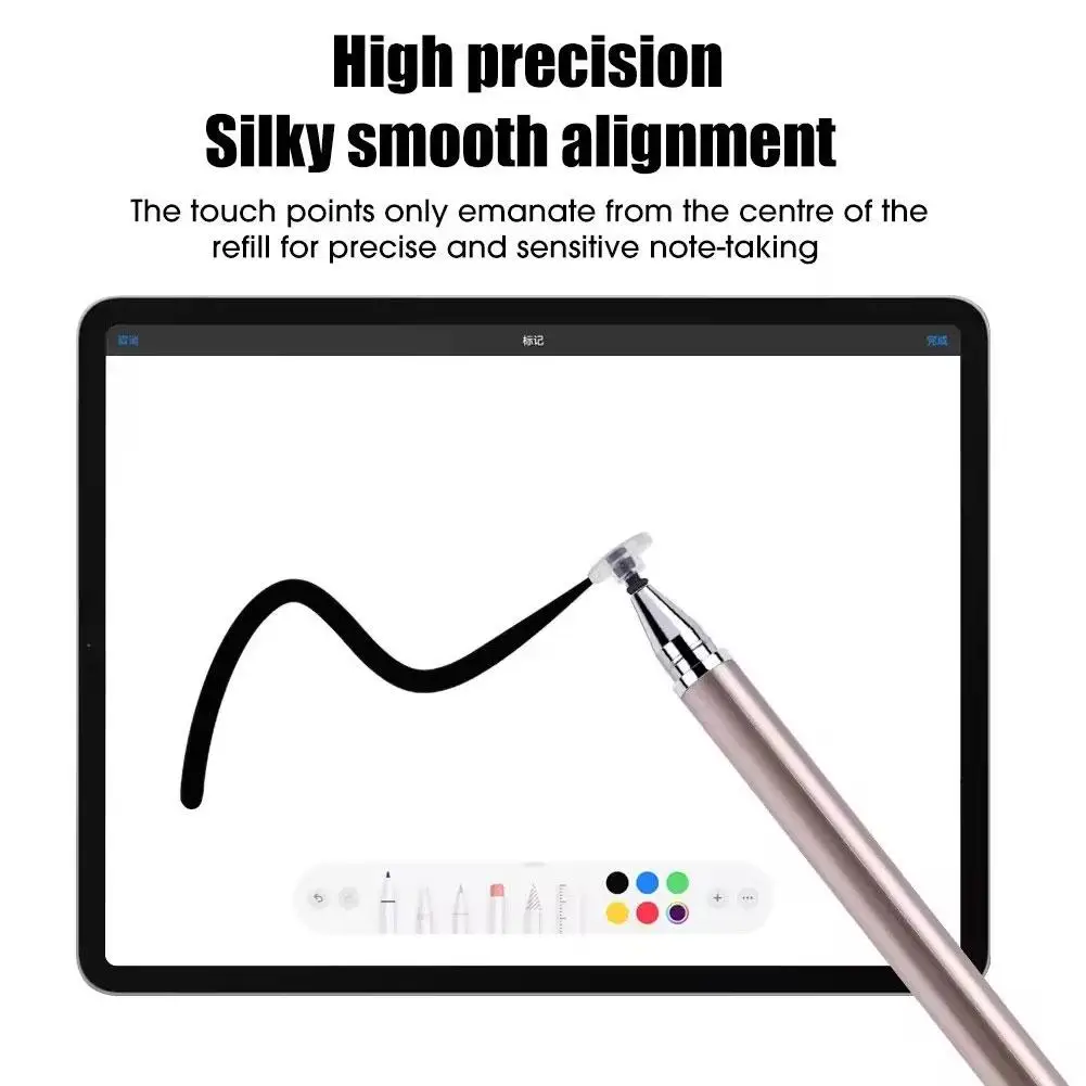 Dual-Use 2-In-1 Touchscreen Pen Universeel Voor Android/Ios/Windows Capacitieve Pen Stylus Pen Voor Huawei Hoge Precisie T0d6