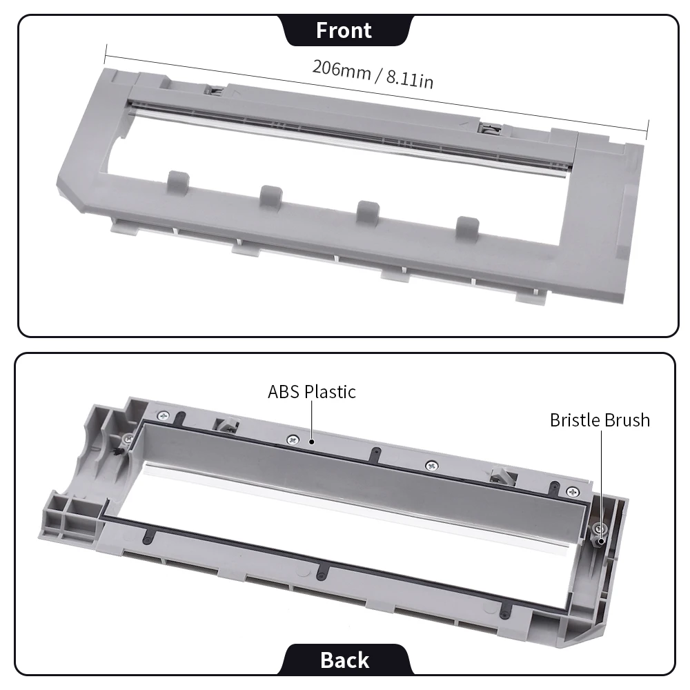 Saco de pó principal filtro hepa compatível com xiaomi roborock s7 maxv ultra/q5 +/q7 +/q7 max +/t8 aspirador peças reposição