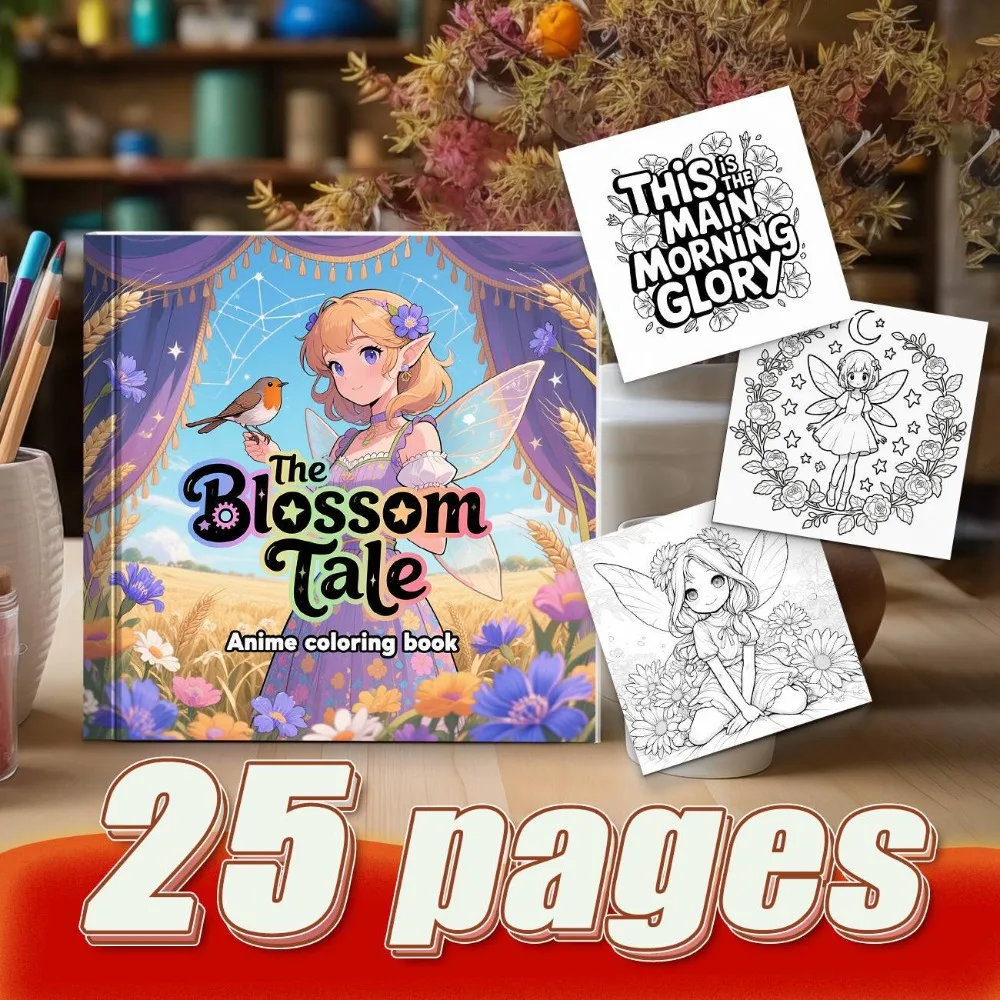 Creative Coloring Book Of Flower Fairy And Cartoon Skeleton For Girls Experience Boundless Imagination And Design Fun