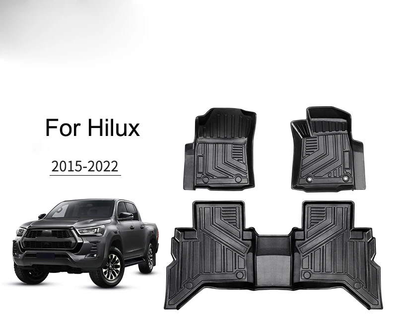 

Auto Interior Accessories For Hilux TPE Waterproof Rubber Wash Car Floor Mats