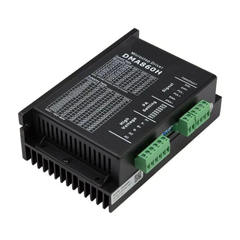 24-Hour Delivery DMA860H Stepper Motor Controller 2 Phase 18-80VAC For 60 86 110 Nema23/34/42 Stepper Motors Driver