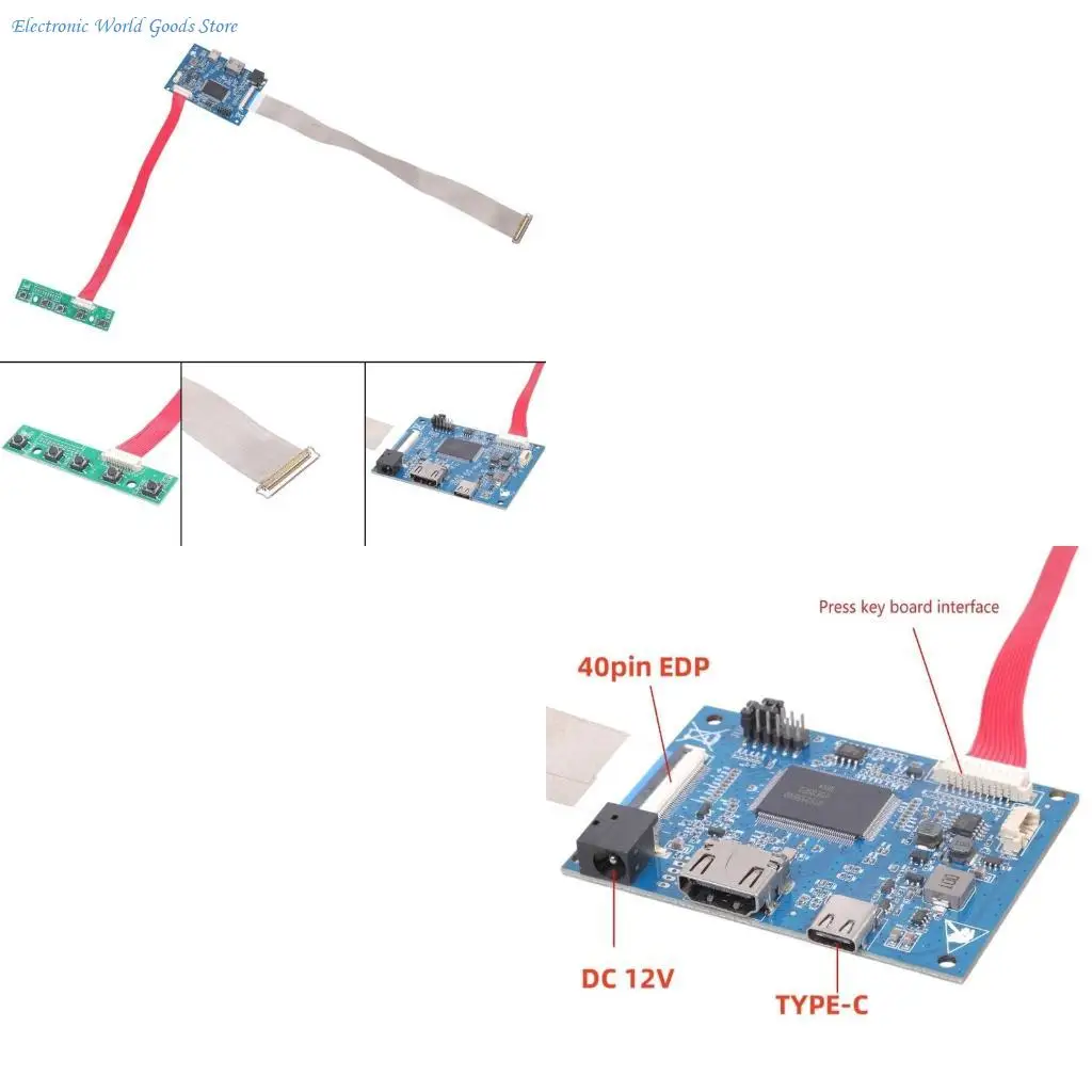 

A3PD 40-контактный EDP ЖК-драйвер, стандартный HDTV-совместимый вход типа C, поддержка до 2560x1600, дистанционное управление