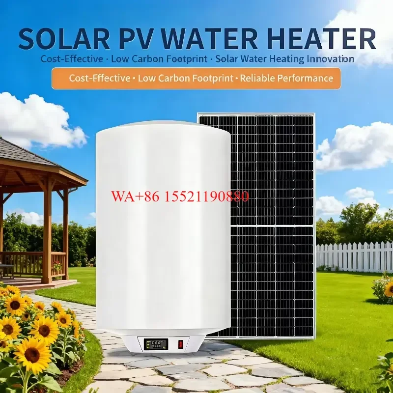 WMWMNU for OPTEN Solar PV 50L 60L 80L 100L Geyser Flat Panel Easy Operation Energy Saving Electric Water Heater for Hotel