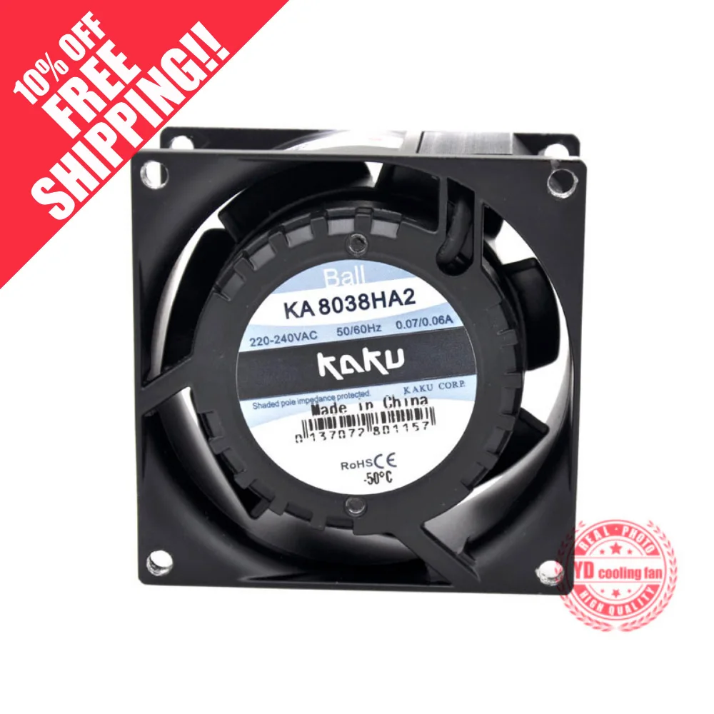 

NEW FOR KAKU KA8038HA2 8038 220V 0.07A 8CM Ball bearing cooling fan